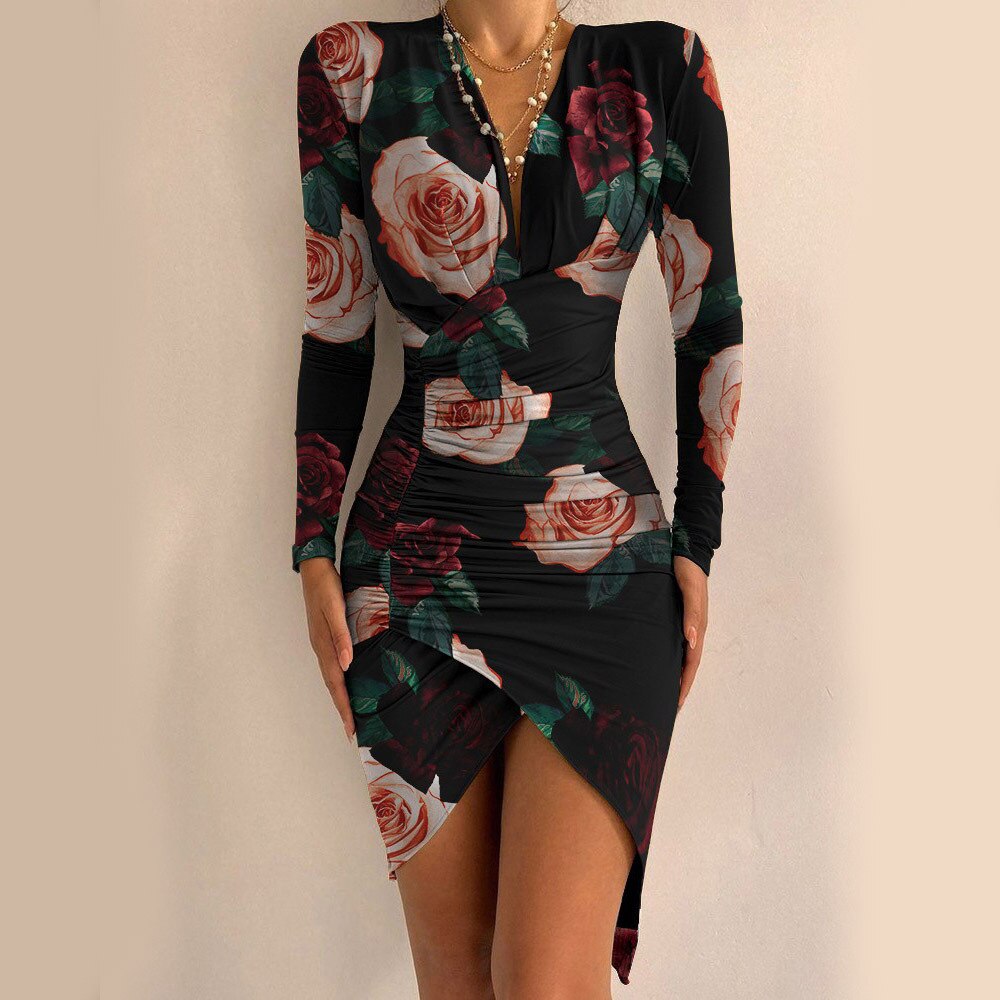Stylish Dress with Front Split