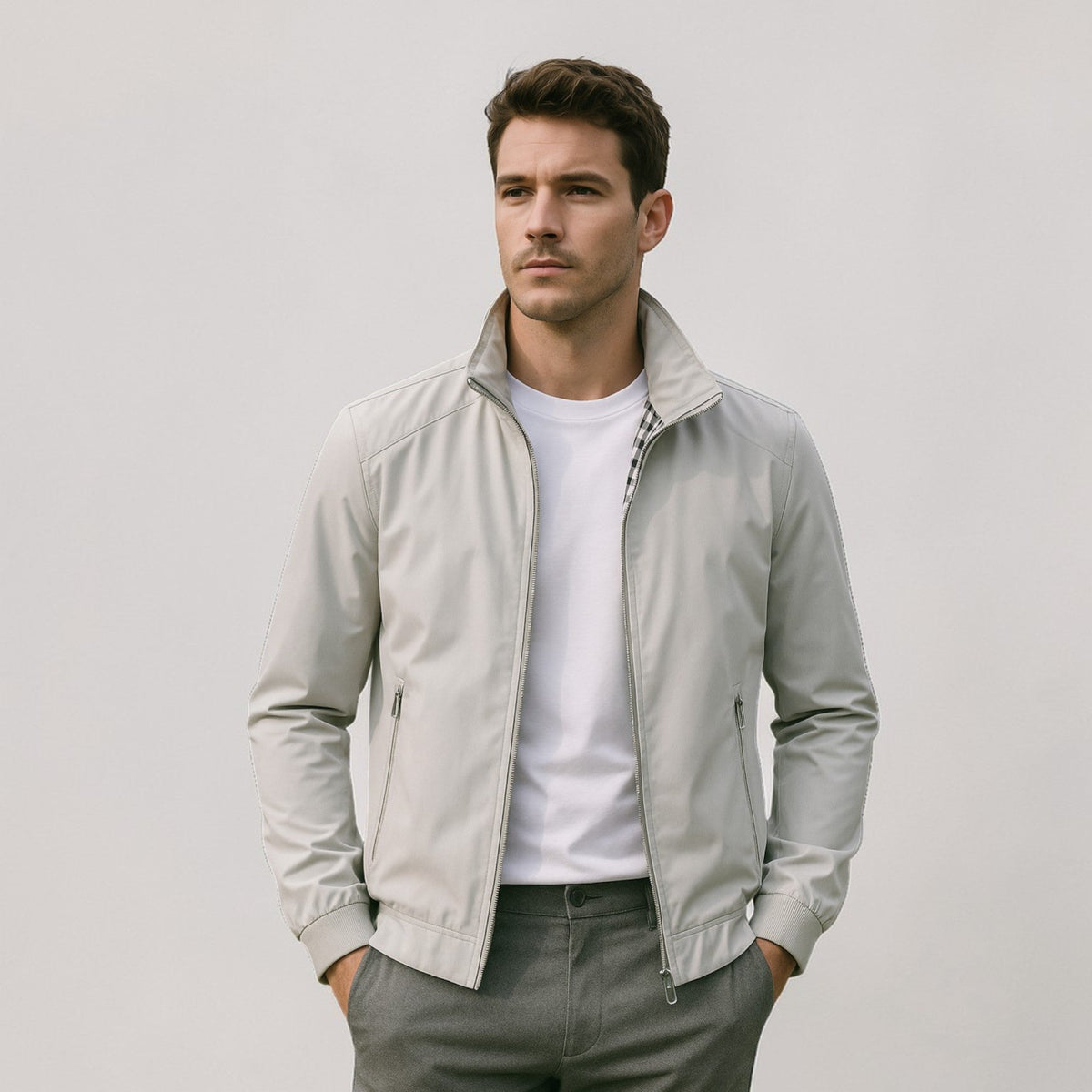 Stylish Men's Summer Jacket - Lightweight and Comfortable