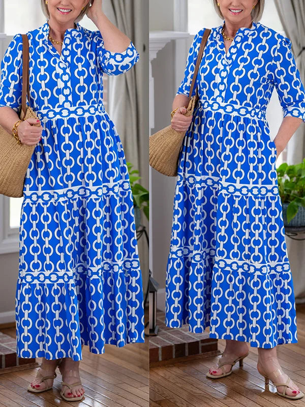 Image of Sue | Women's Belted Maxi Shirt Dress