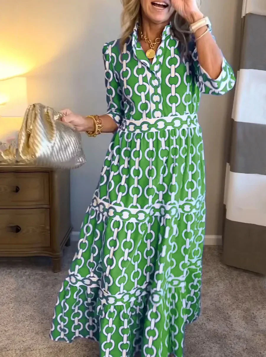 Image of Sue | Women's Belted Maxi Shirt Dress