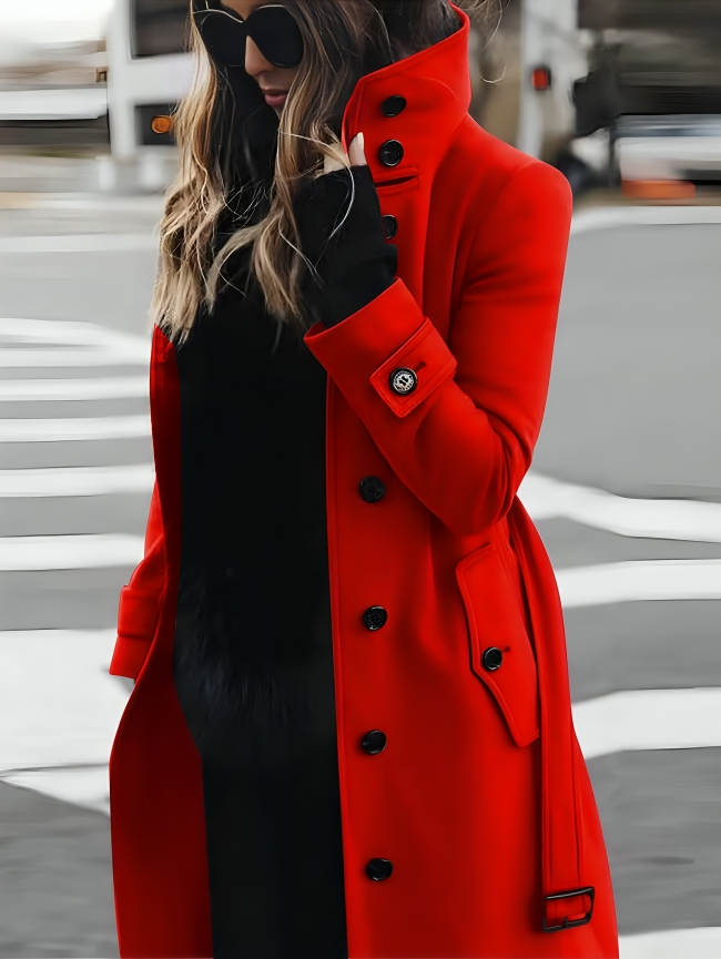Image of Susan | Women's Belted Long Coat
