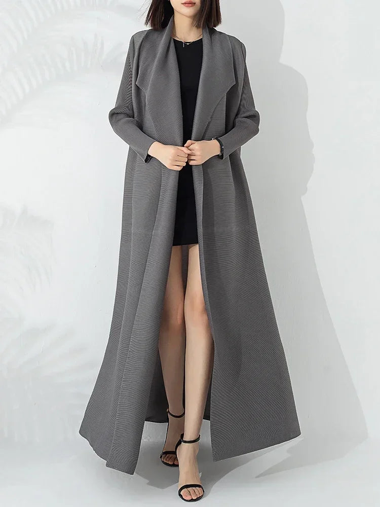 Susan | Women's Belted Maxi Coat - Image 2