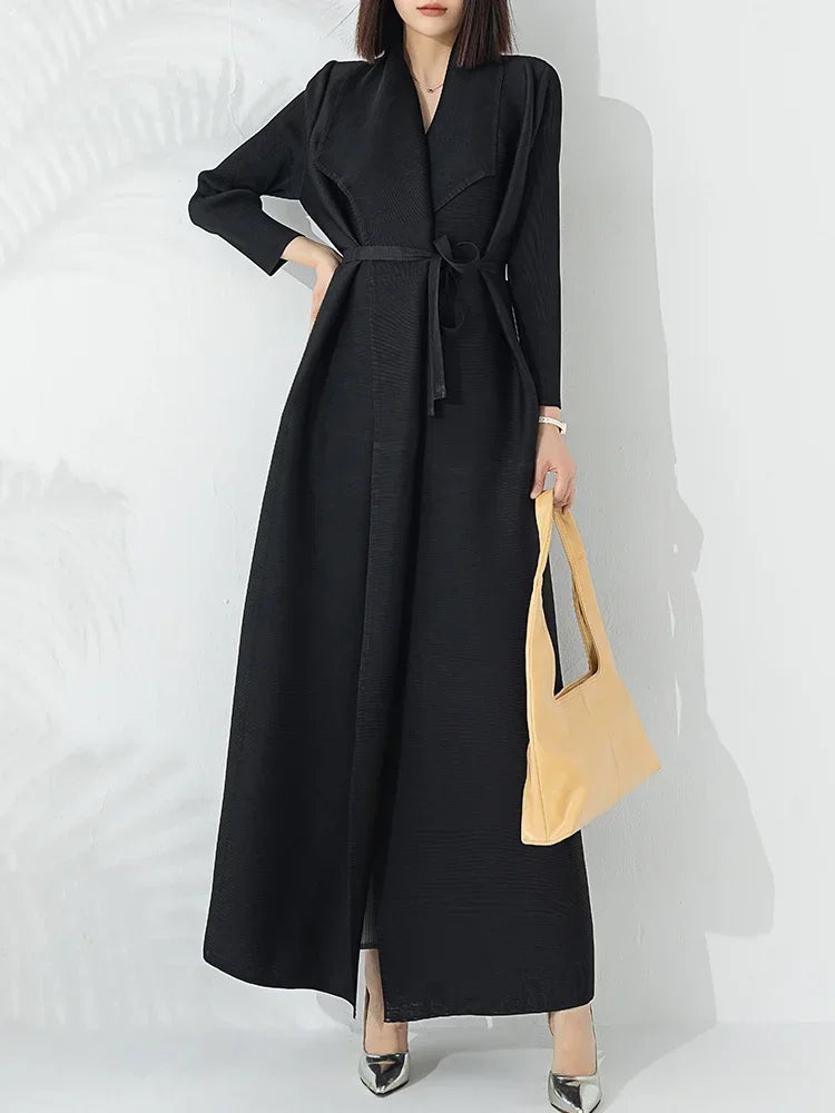 Susan | Women's Belted Maxi Coat - Image 3