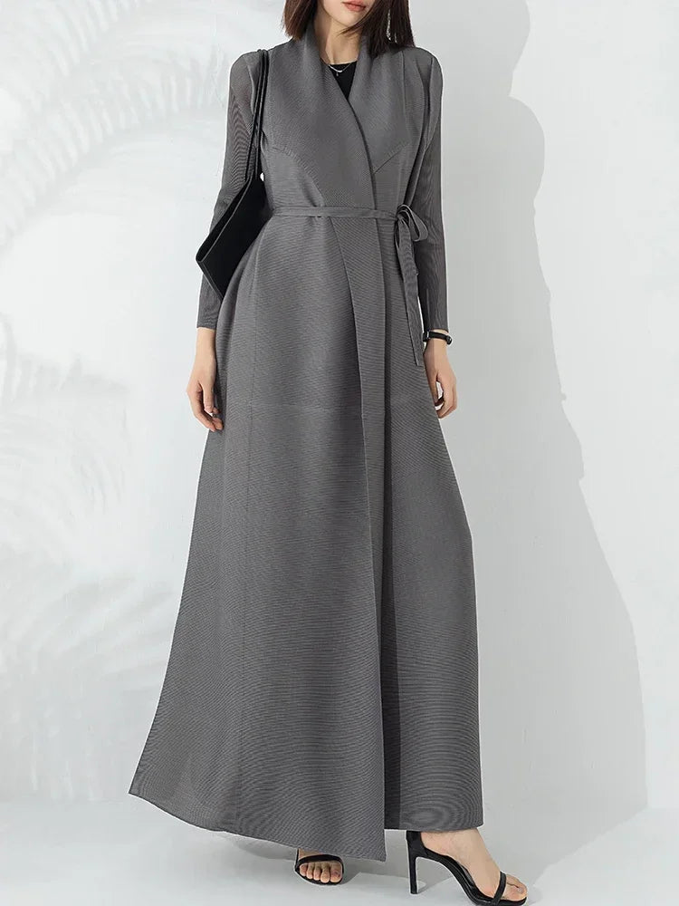 Susan | Women's Belted Maxi Coat - Image 3