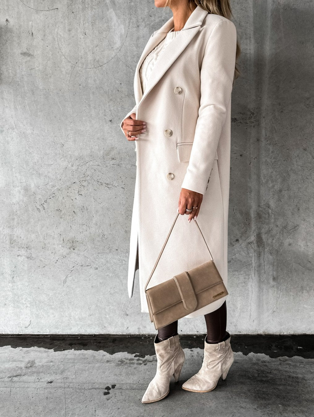 Image of Tabitha | Women's Double-Breasted Long Coat