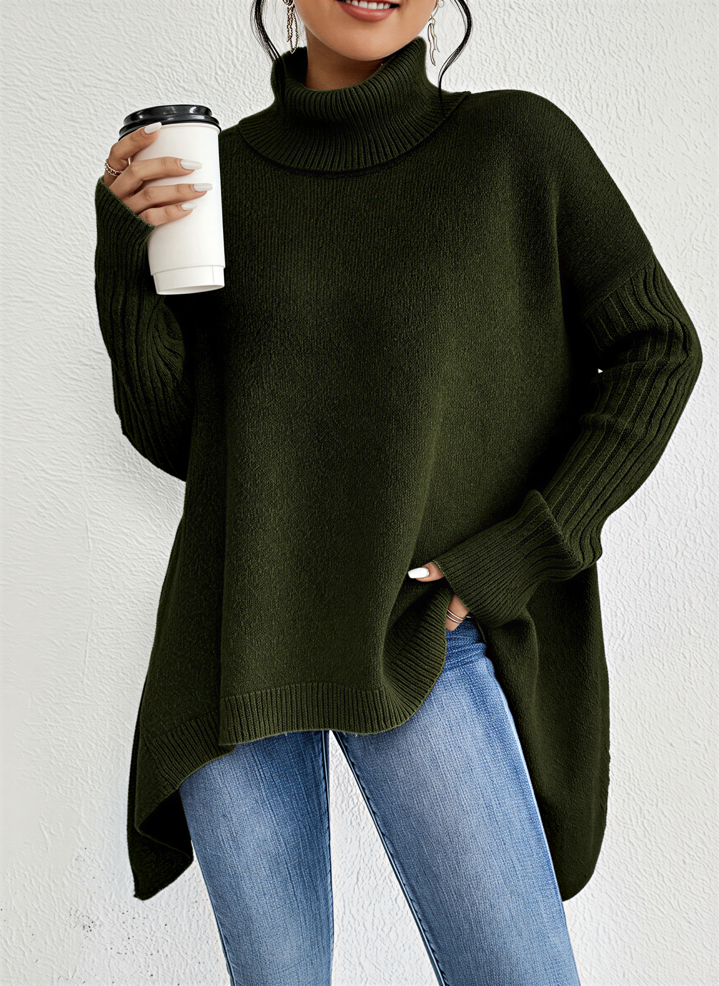 Image of Tabitha | Women's Oversized Turtleneck Sweater