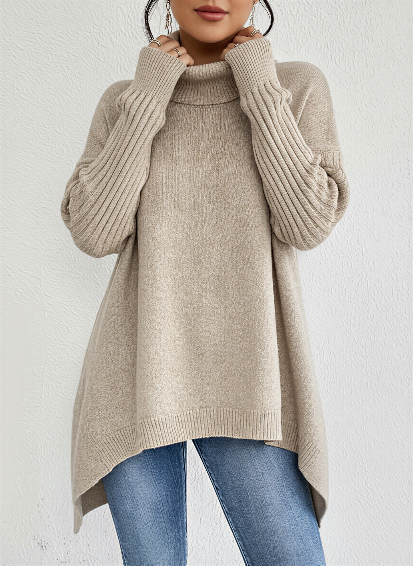 Image of Tabitha | Women's Oversized Turtleneck Sweater