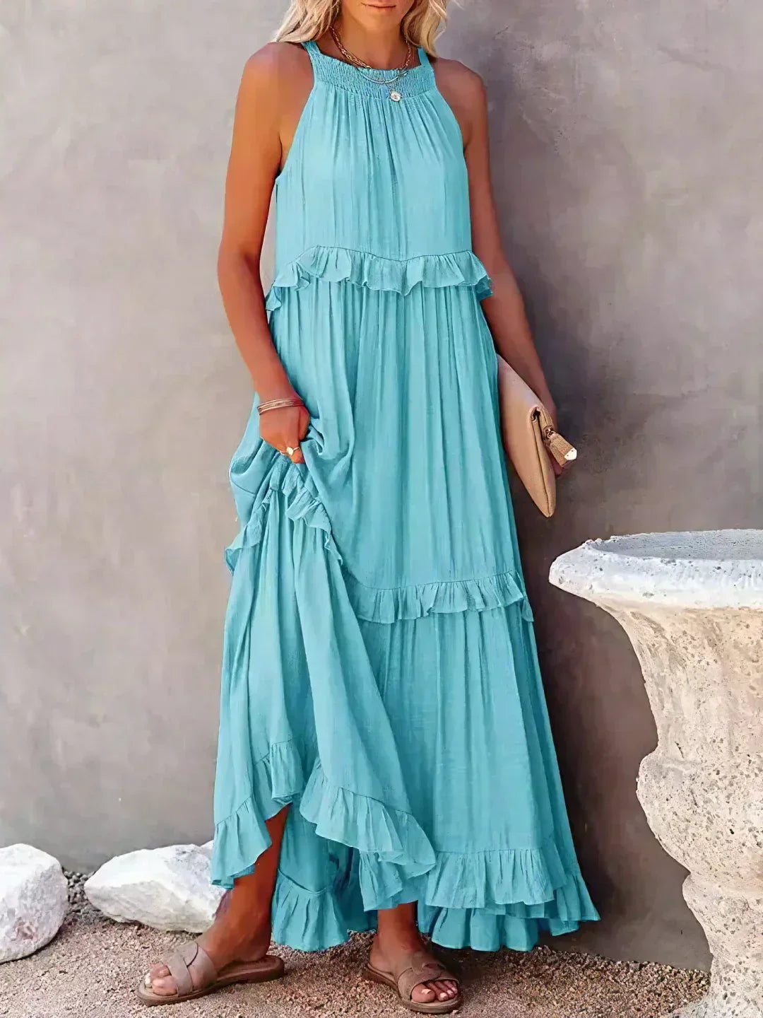 Image of Tabitha | Women's Sleeveless Maxi Dress