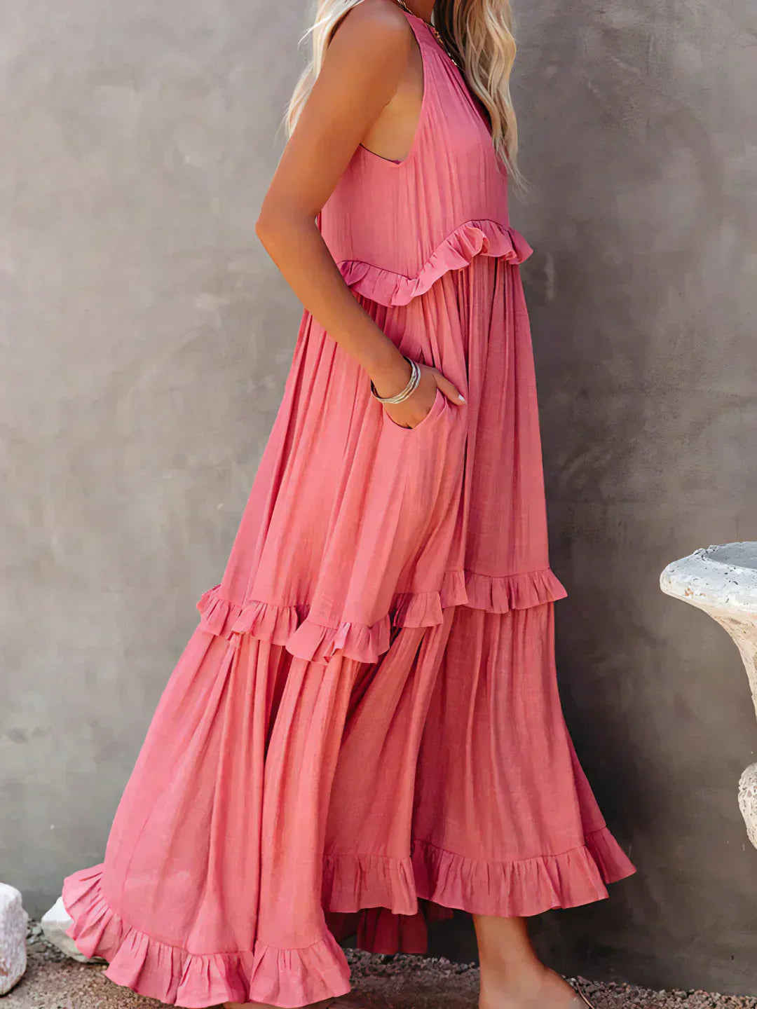 Image of Tabitha | Women's Sleeveless Maxi Dress
