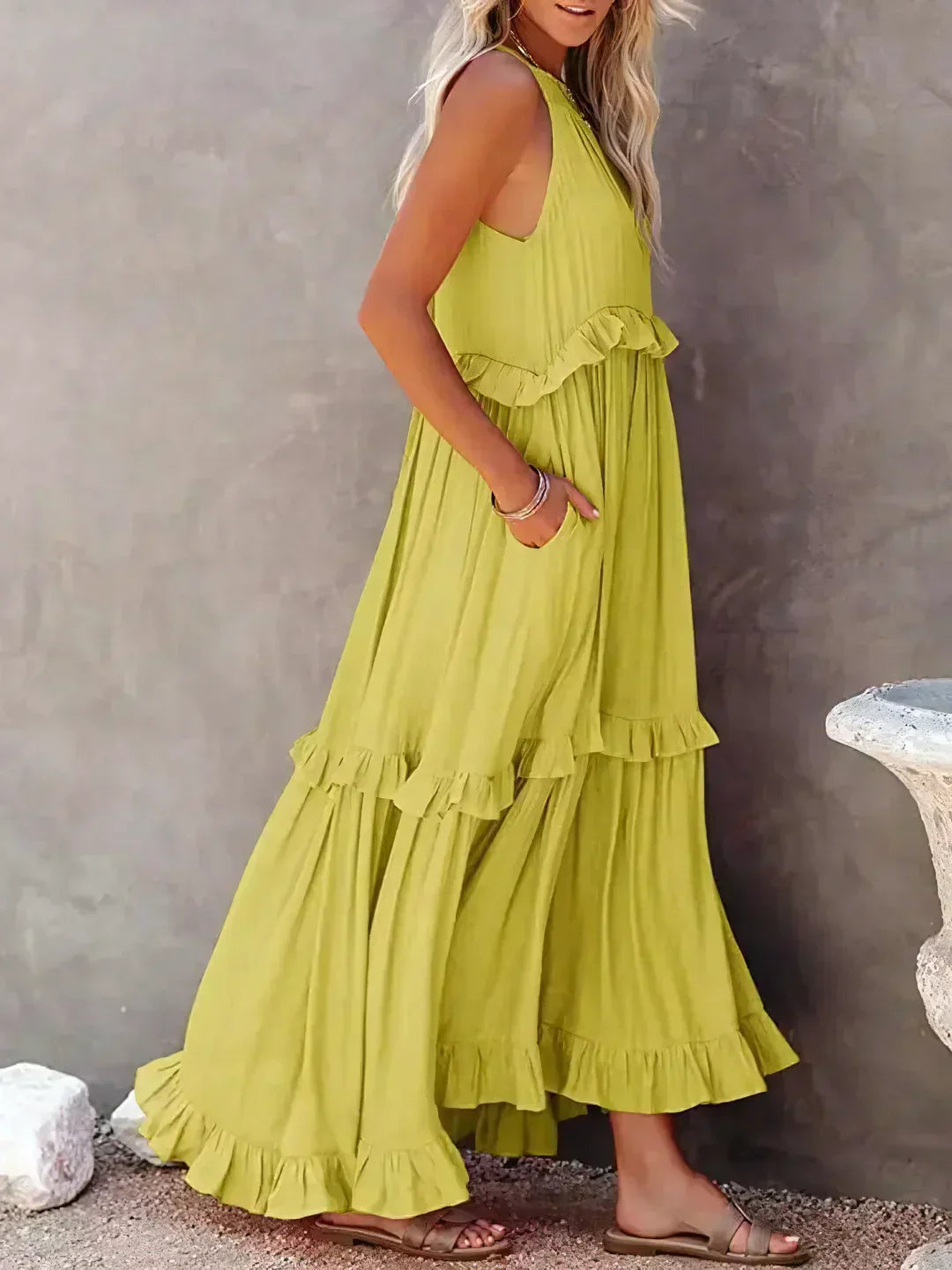 Image of Tabitha | Women's Sleeveless Maxi Dress