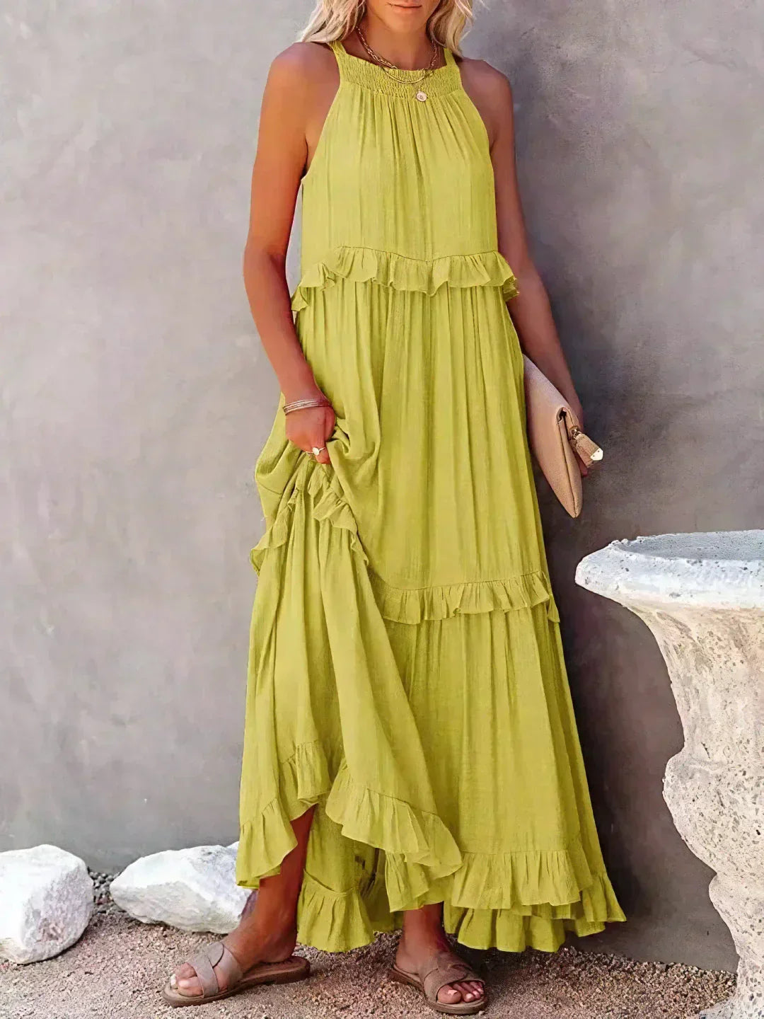 Image of Tabitha | Women's Sleeveless Maxi Dress