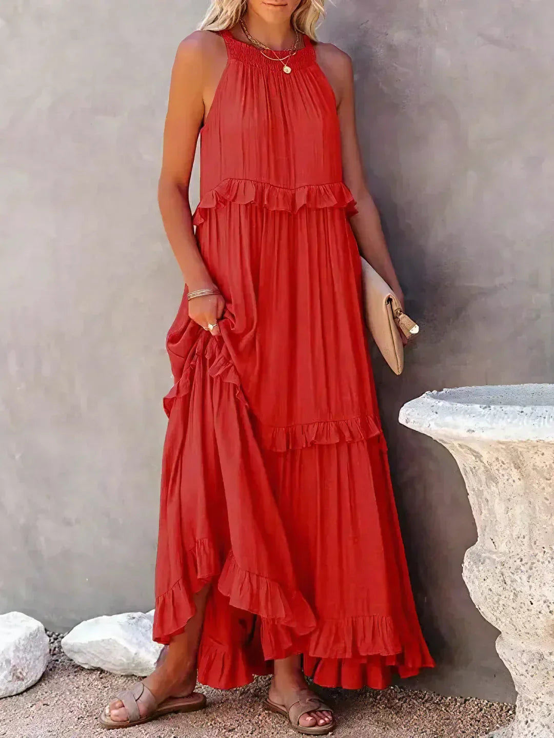 Image of Tabitha | Women's Sleeveless Maxi Dress