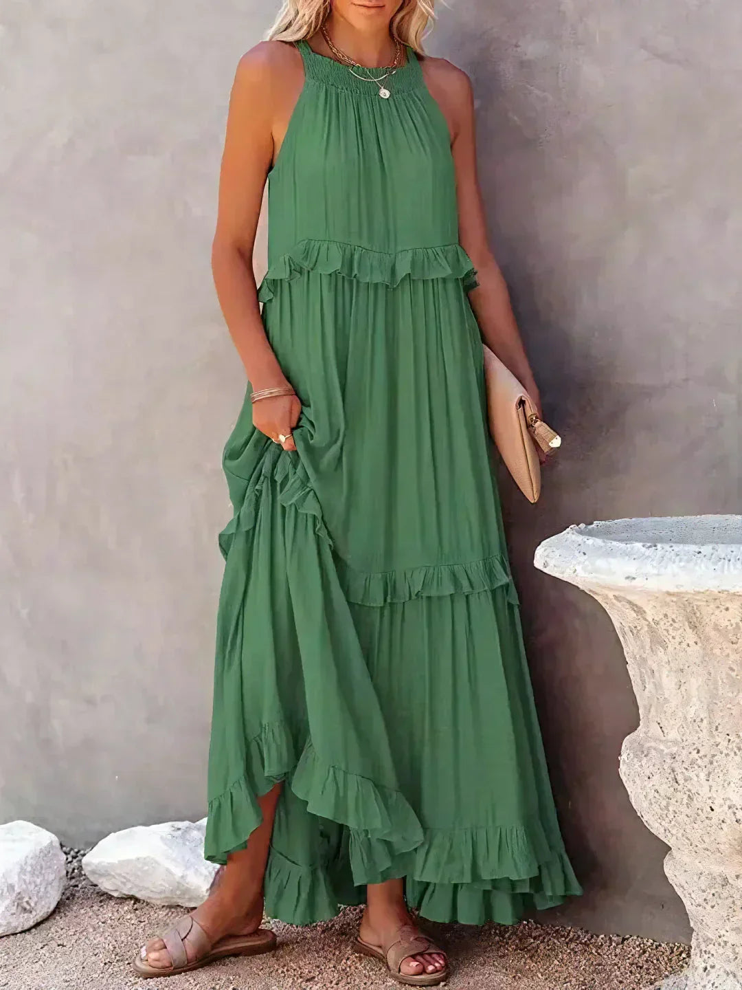 Image of Tabitha | Women's Sleeveless Maxi Dress