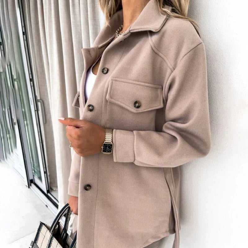 Image of Tammy | Women's Overshirt Button-Down Shirt Jacket