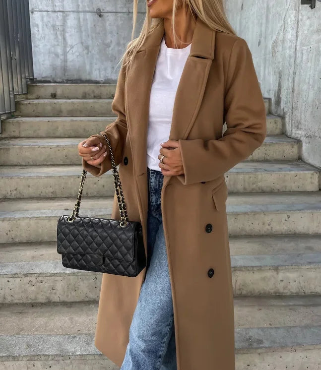 Image of Tara | Women's Belted Double-Breasted Coat