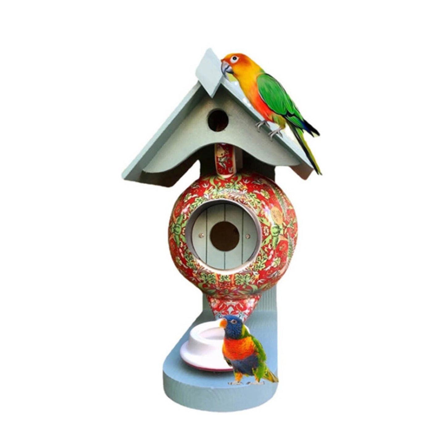 Teapot Birdhouse Feeder