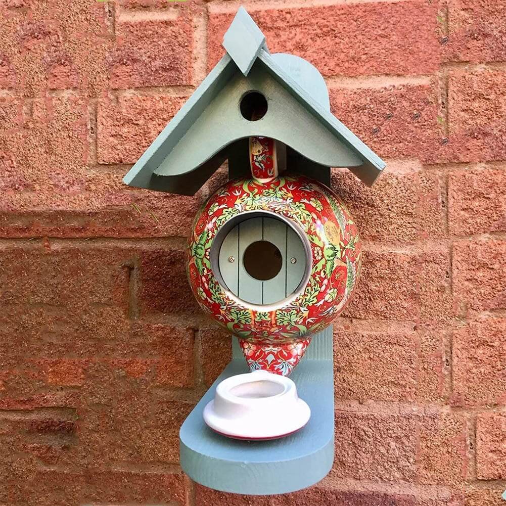 Teapot Birdhouse Feeder