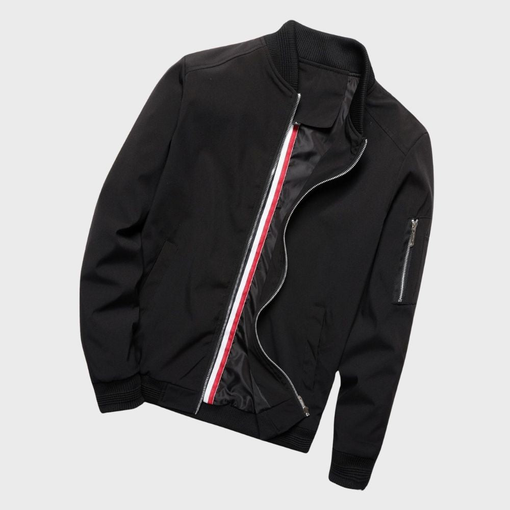 Image of Teddy | Men's Zip-Up Bomber Jacket