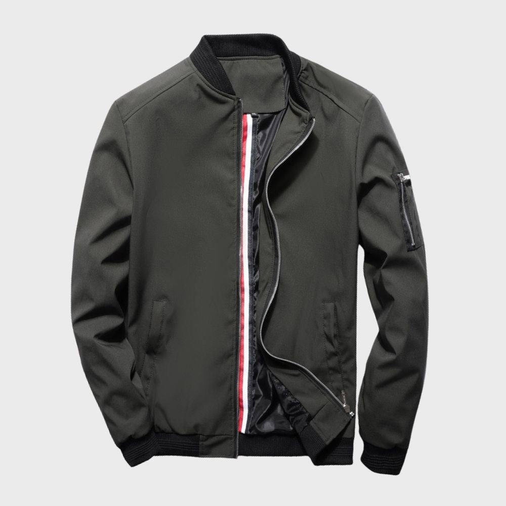Image of Teddy | Men's Zip-Up Bomber Jacket