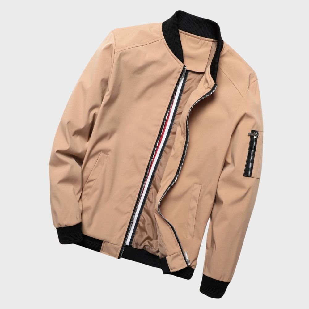 Image of Teddy | Men's Zip-Up Bomber Jacket