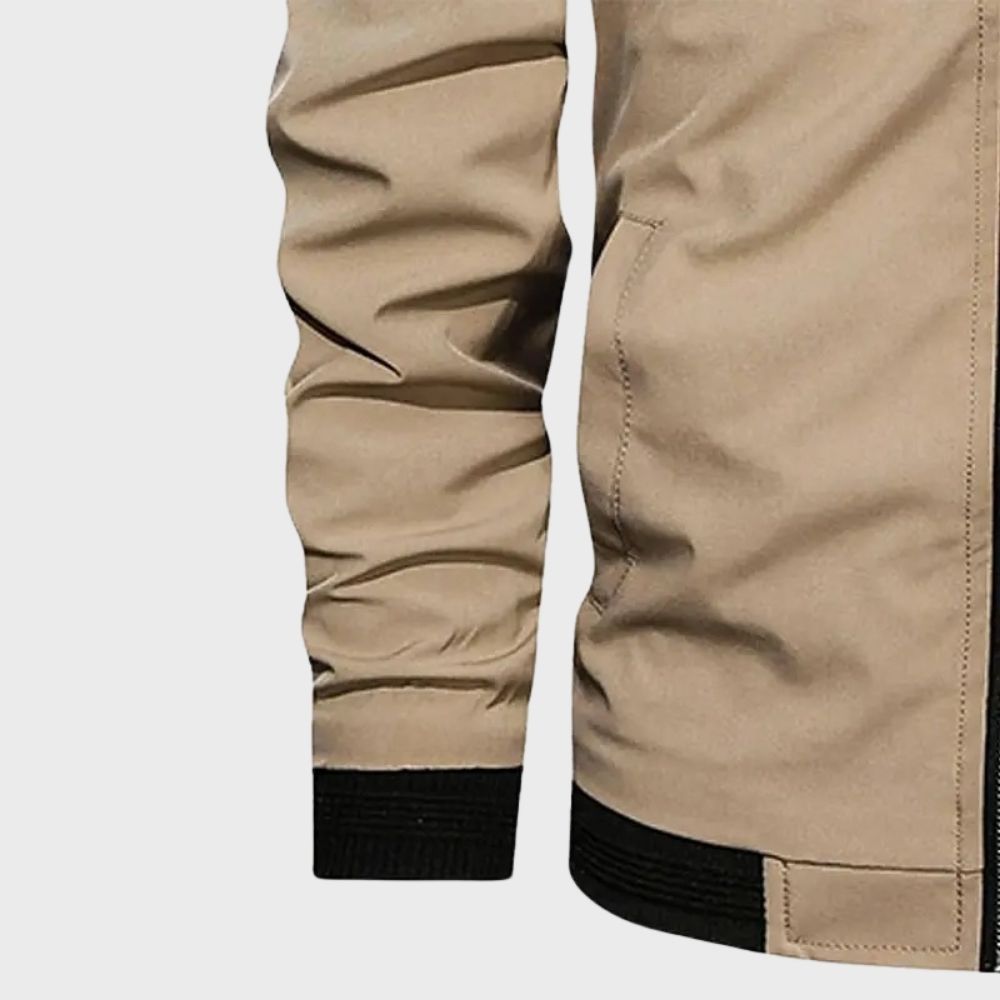 Image of Teddy | Men's Zip-Up Bomber Jacket