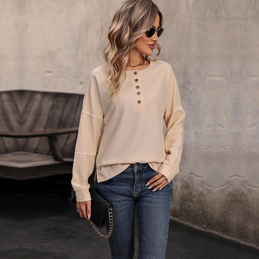 Image of Teresa | Women's Button Front Long Sleeve Top