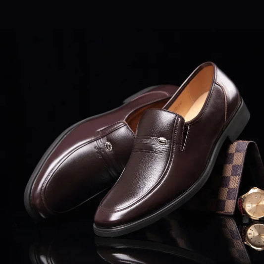 Image of Theo | Men's Slip-On Dress Loafers
