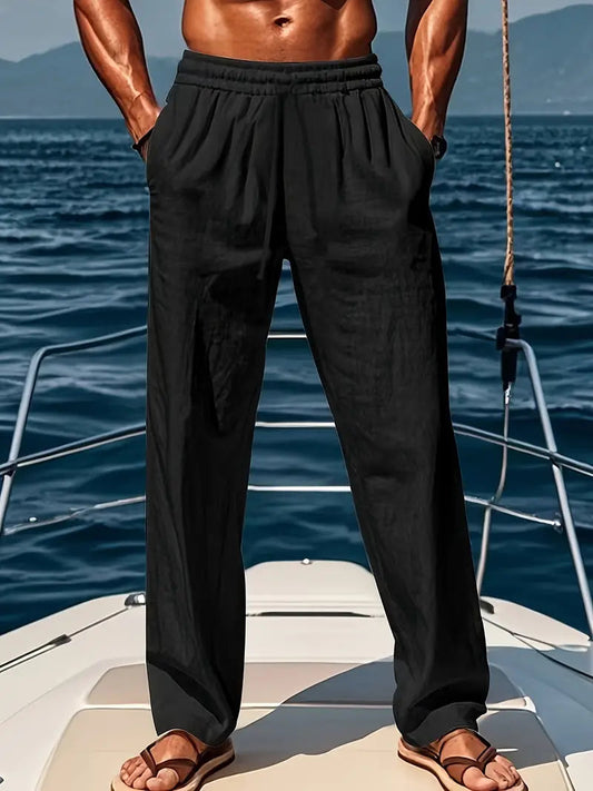 Image of Theodore | Men's Drawstring Loose Fit Casual Pants