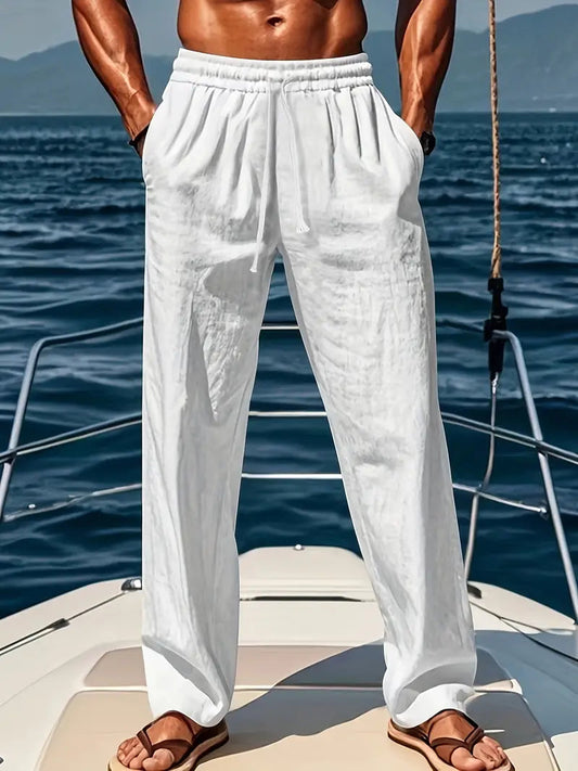 Image of Theodore | Men's Drawstring Loose Fit Casual Pants