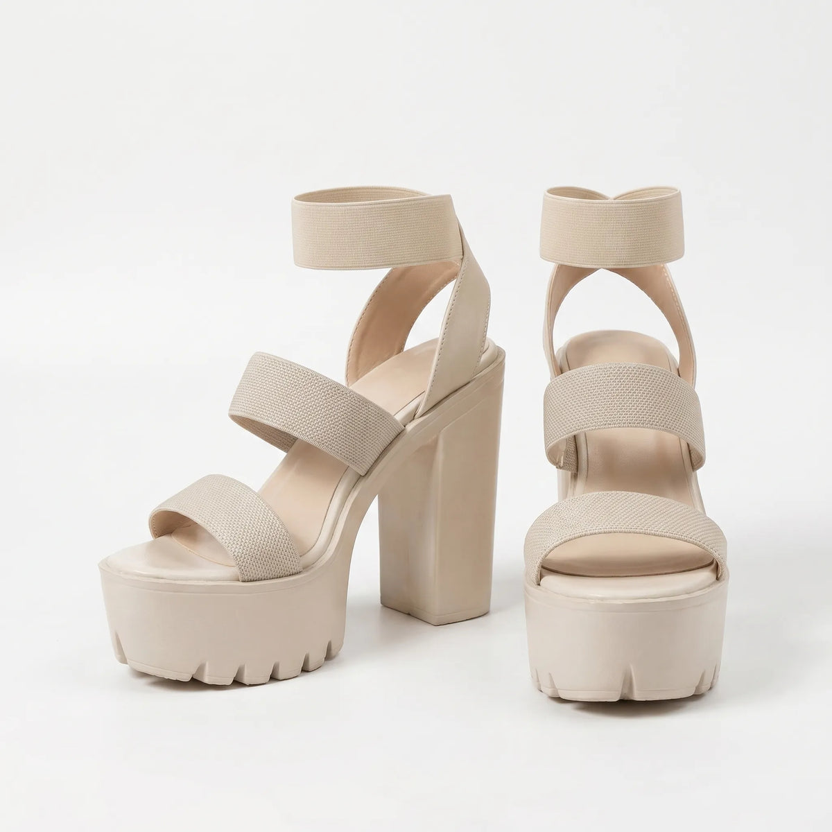 Thick-Sole Platform Sandals