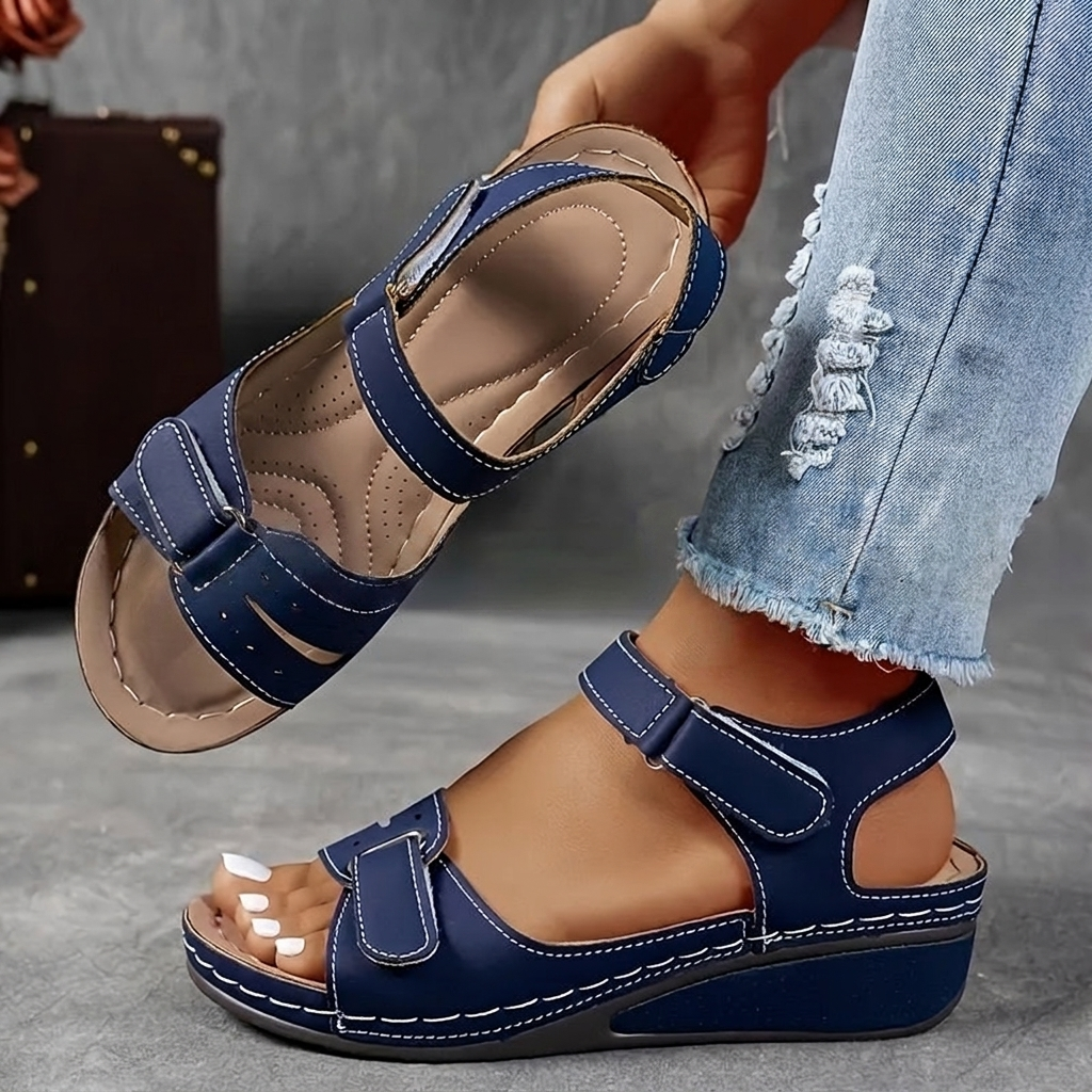 Thick-Sole Strap Sandals