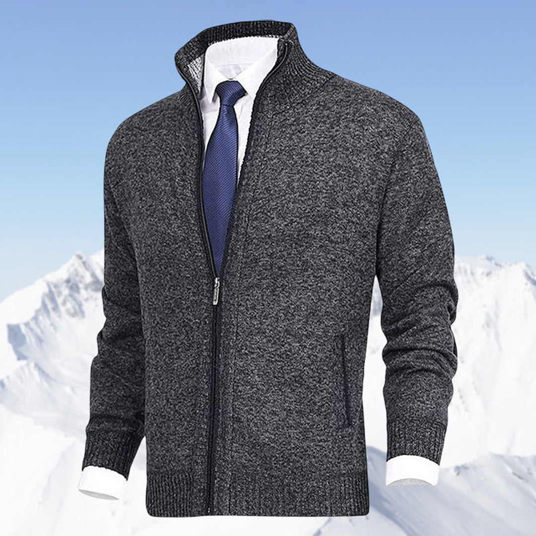Image of Thomas | Men's Full Zip Knit Jacket