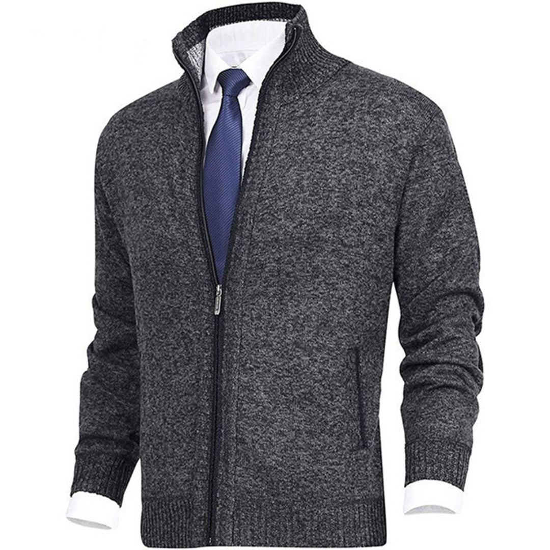 Image of Thomas | Men's Full Zip Knit Jacket