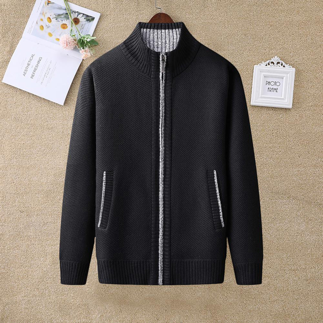 Image of Thomas | Men's Full Zip Knit Jacket