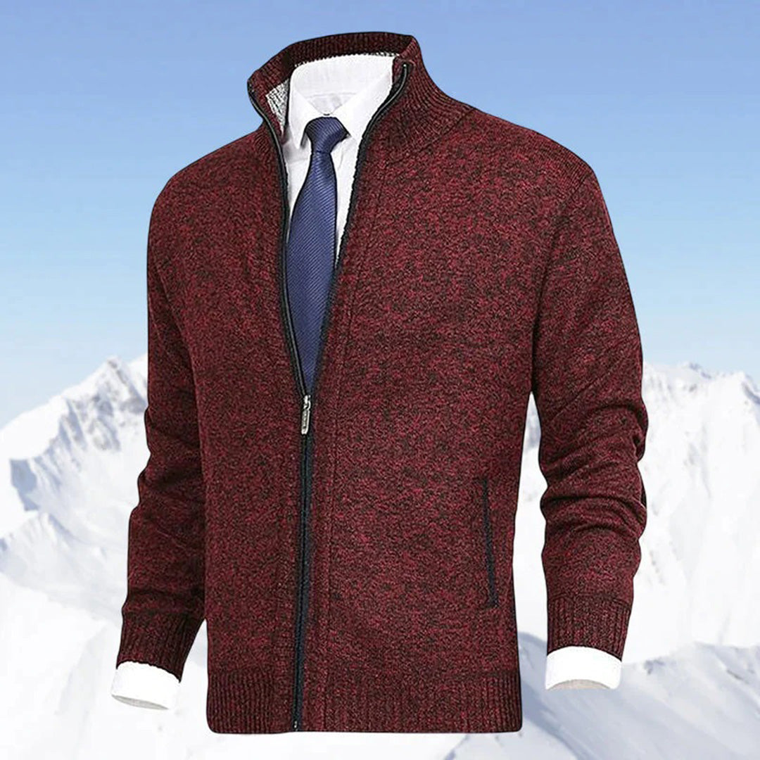 Image of Thomas | Men's Full Zip Knit Jacket