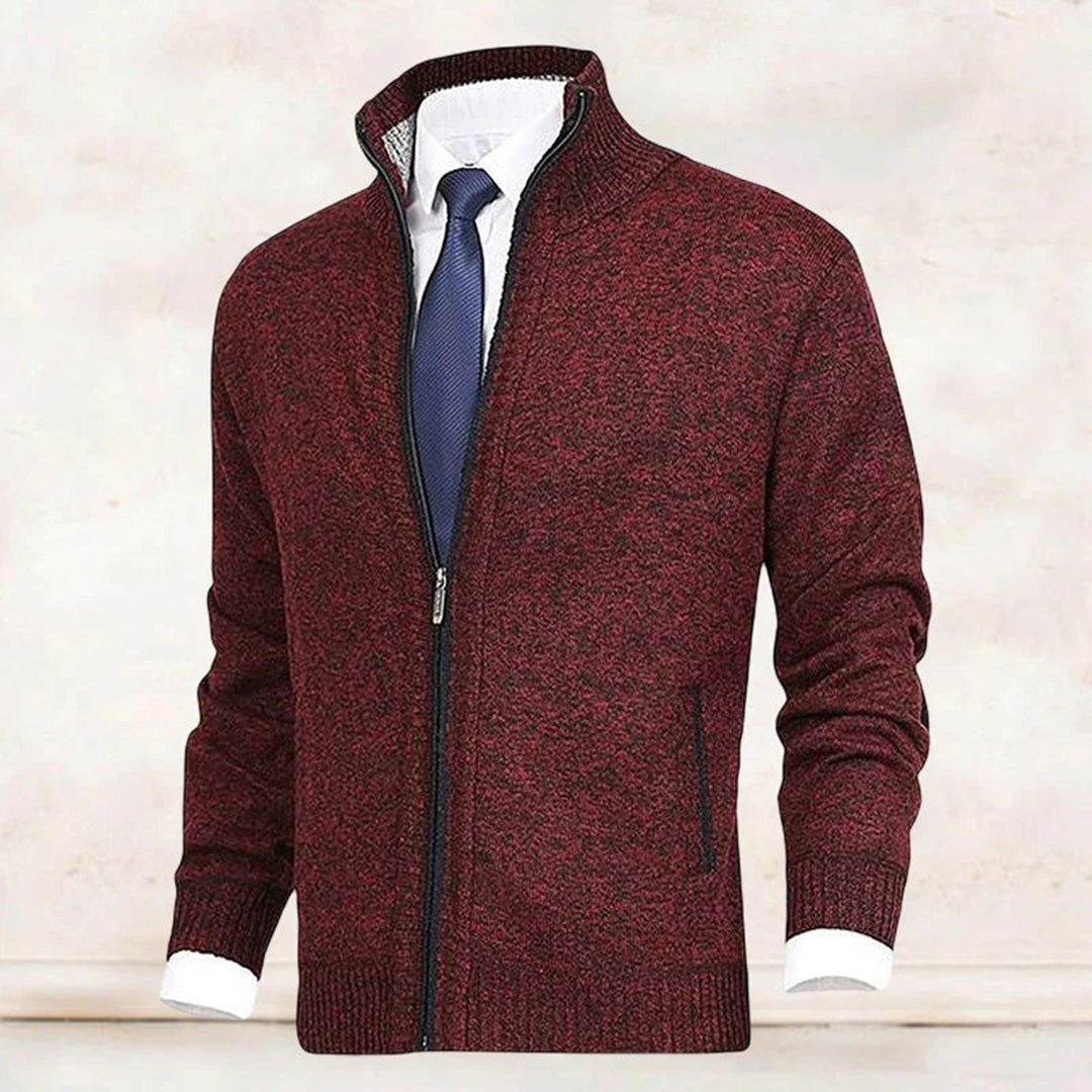 Image of Thomas | Men's Full Zip Knit Jacket