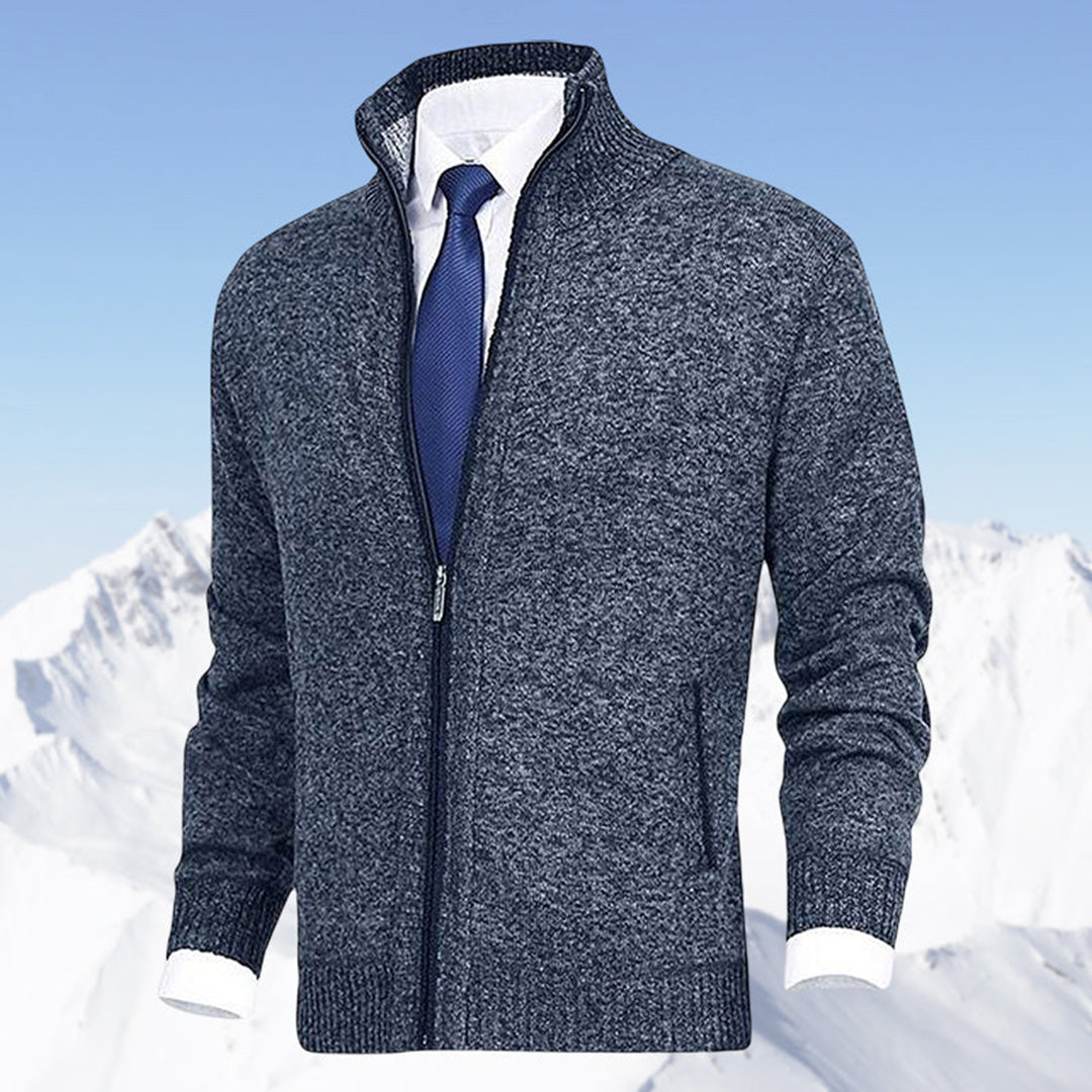 Image of Thomas | Men's Full Zip Knit Jacket