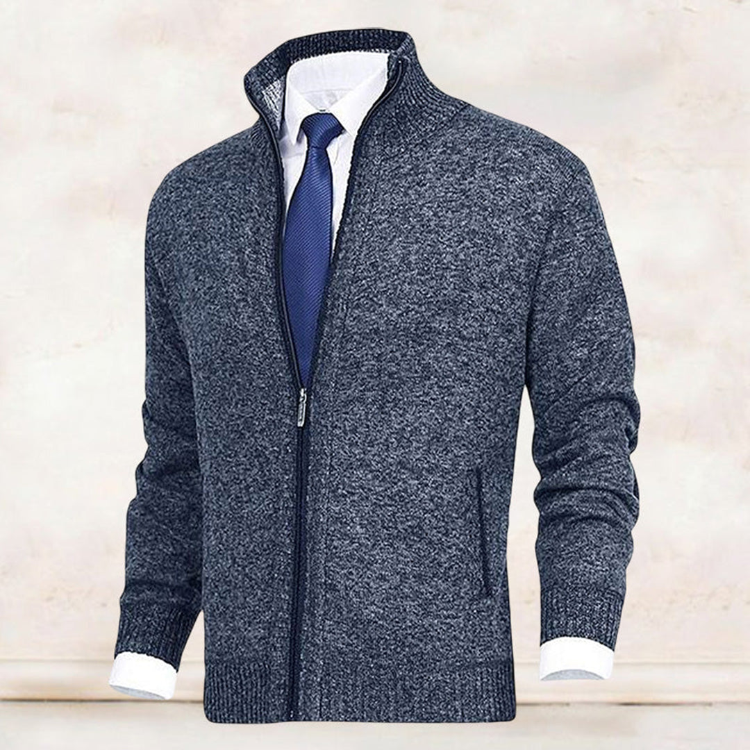 Image of Thomas | Men's Full Zip Knit Jacket