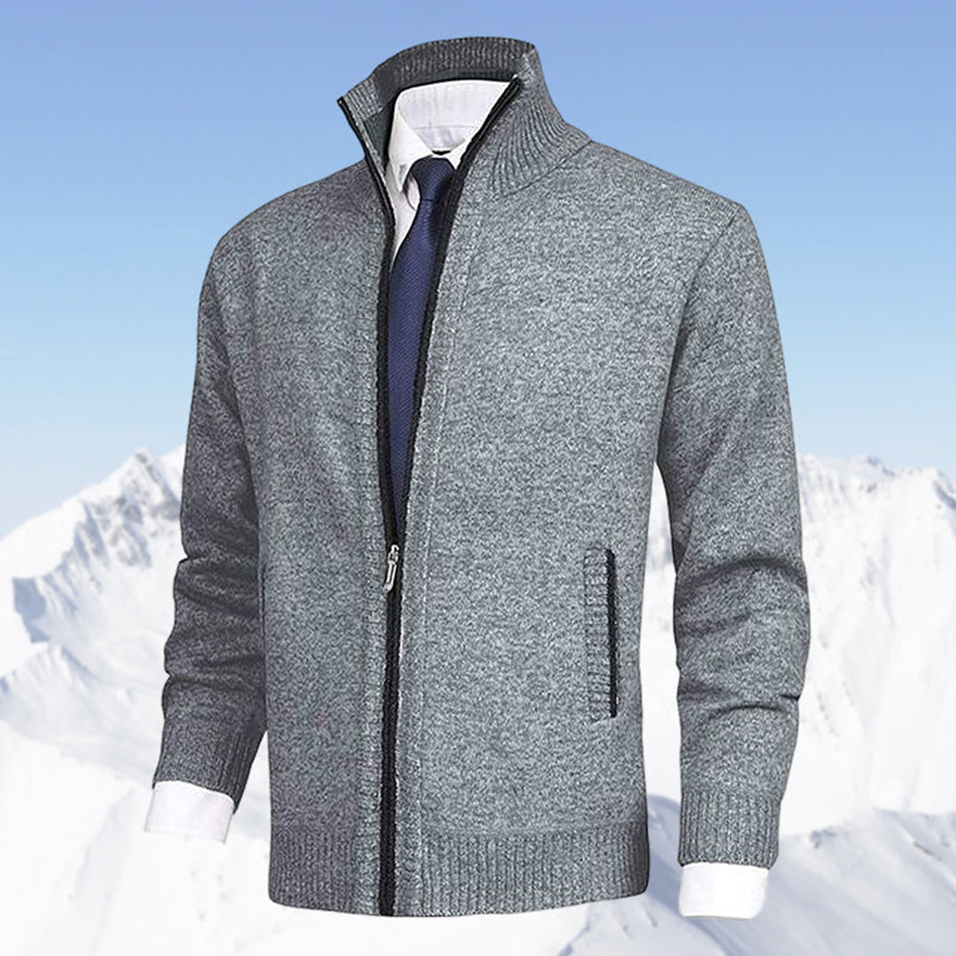 Image of Thomas | Men's Full Zip Knit Jacket