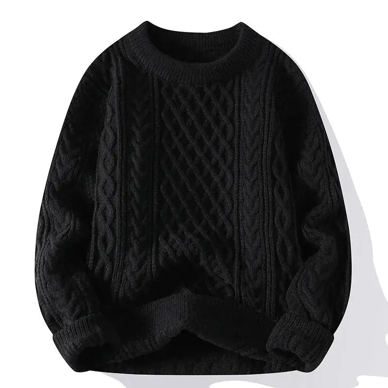 Image of Tony | Men's Textured Long Sleeve Sweater