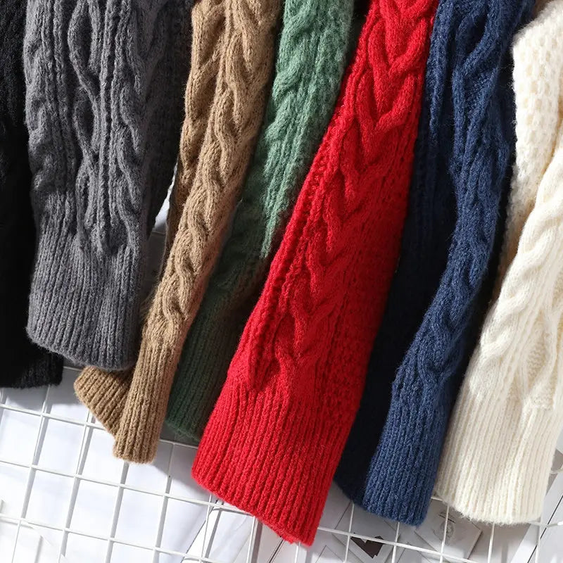 Image of Tony | Men's Textured Long Sleeve Sweater