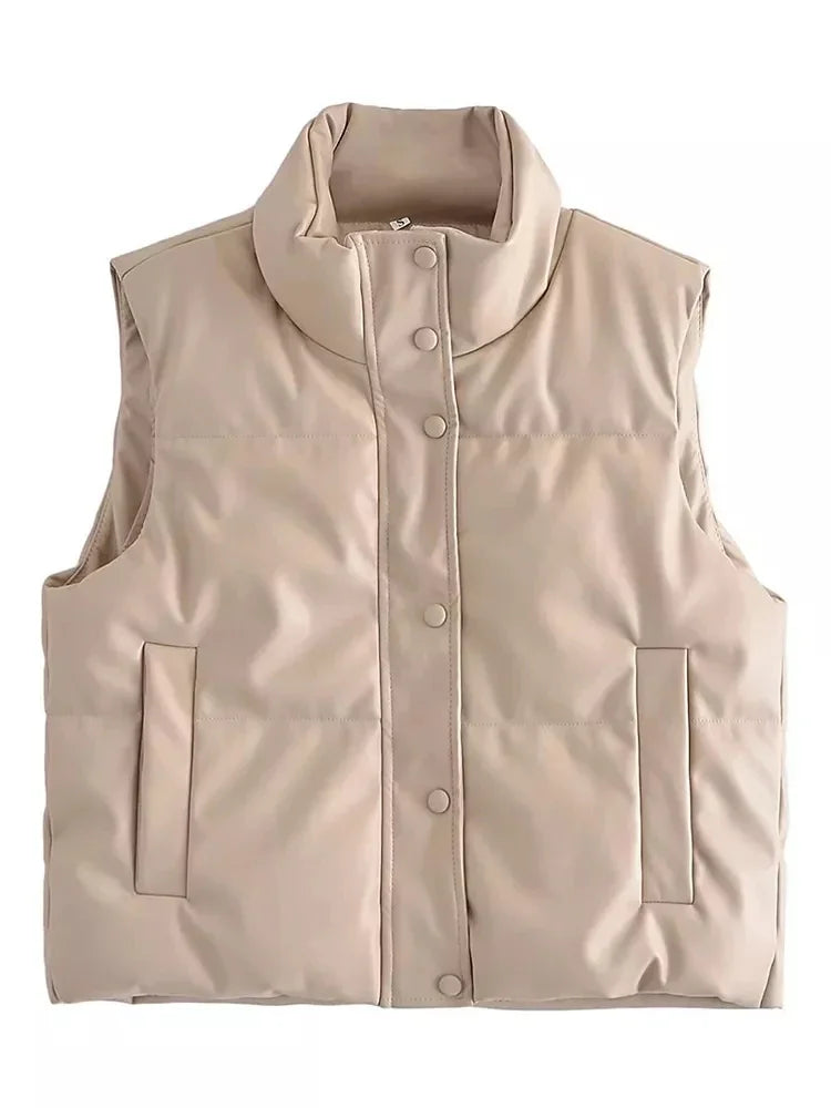 Image of Tracy | Women's Quilted Sleeveless Puffer Vest