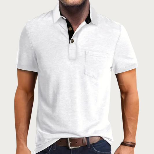Image of Tristan | Men's Button-Down Polo Shirt