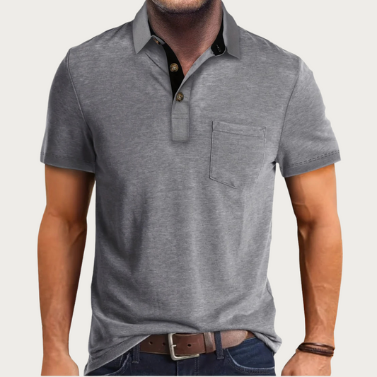 Image of Tristan | Men's Button-Down Polo Shirt