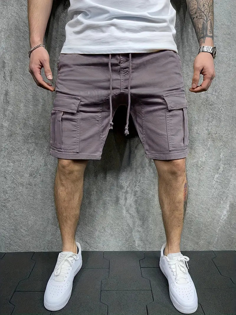 Image of Troy | Men's Cargo Drawstring Shorts