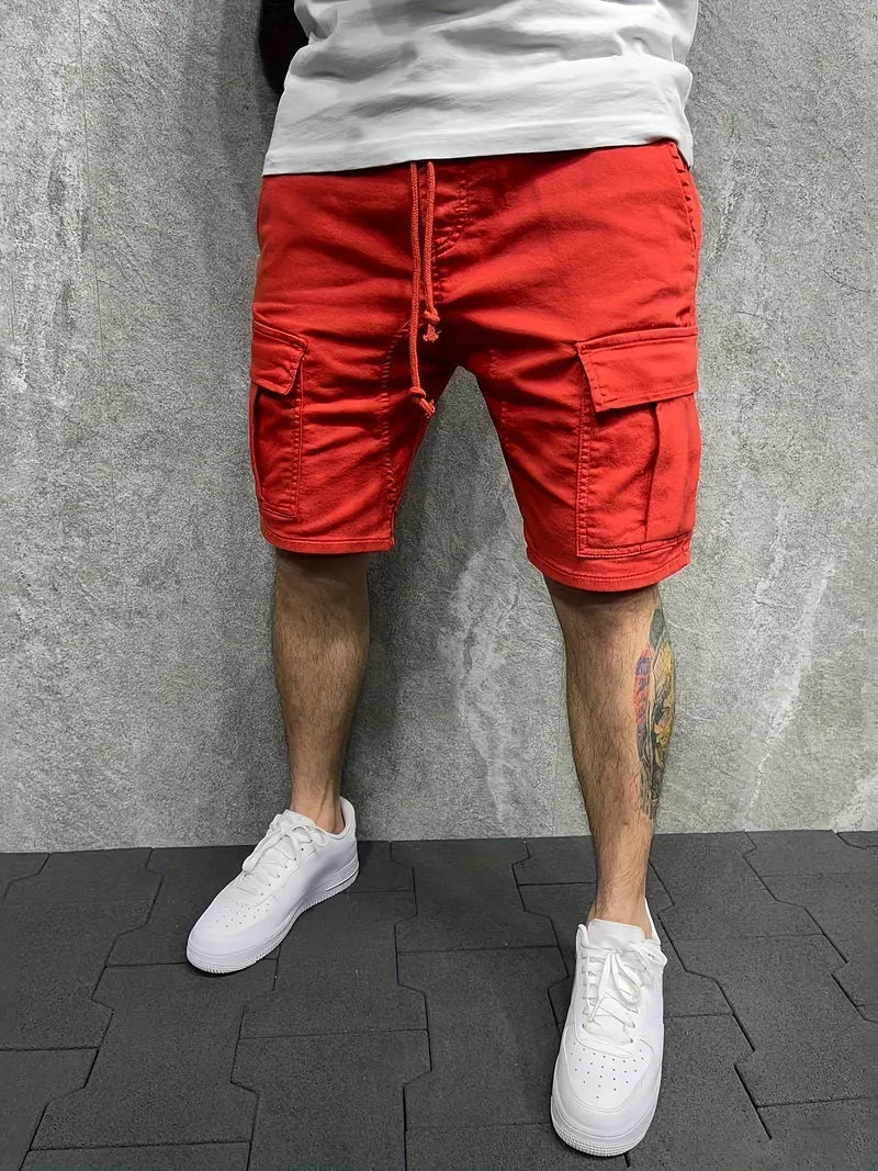Image of Troy | Men's Cargo Drawstring Shorts