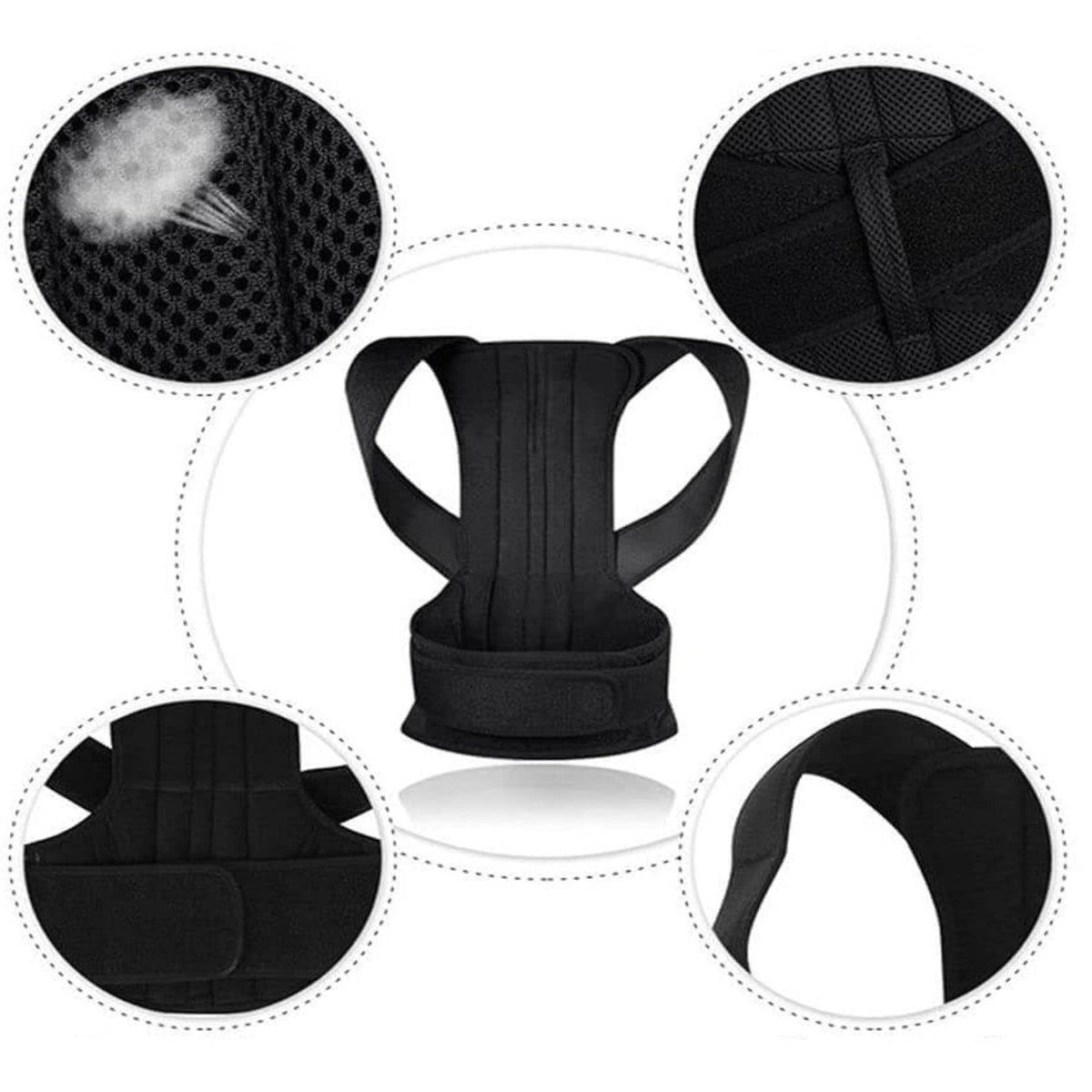 Unisex Back Posture Corrector Alignment Vest Support