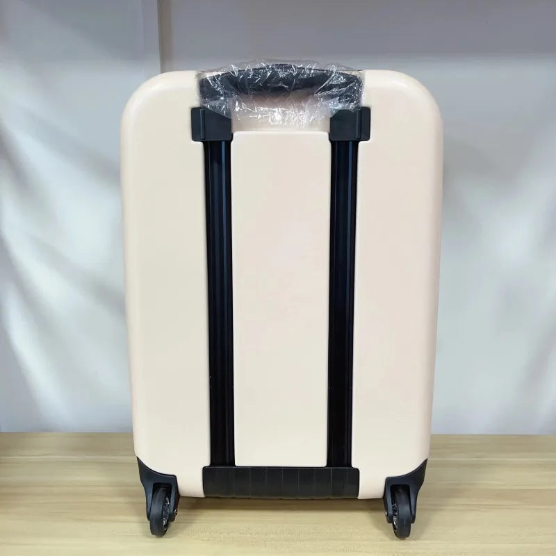 Unisex Foldable Hard Shell Rolling Suitcase