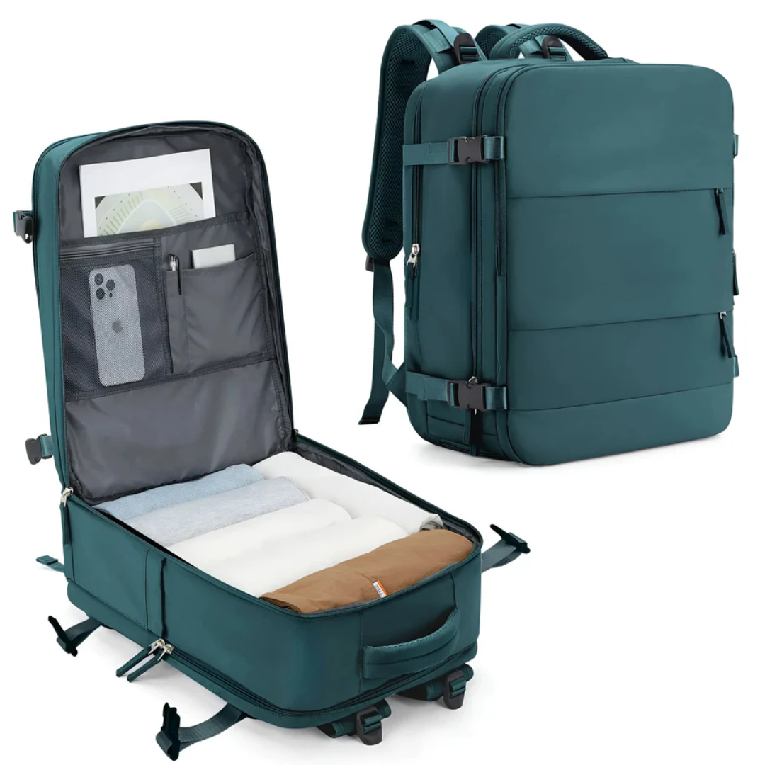 Unisex Spacious Hand Luggage Suitcase for Effortless Travel