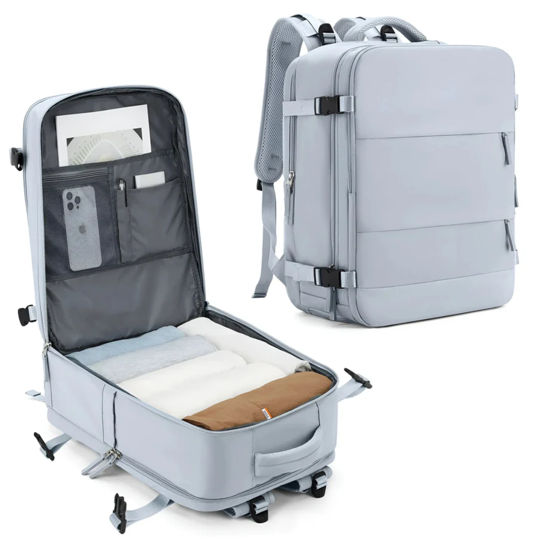 Unisex Spacious Hand Luggage Suitcase for Effortless Travel